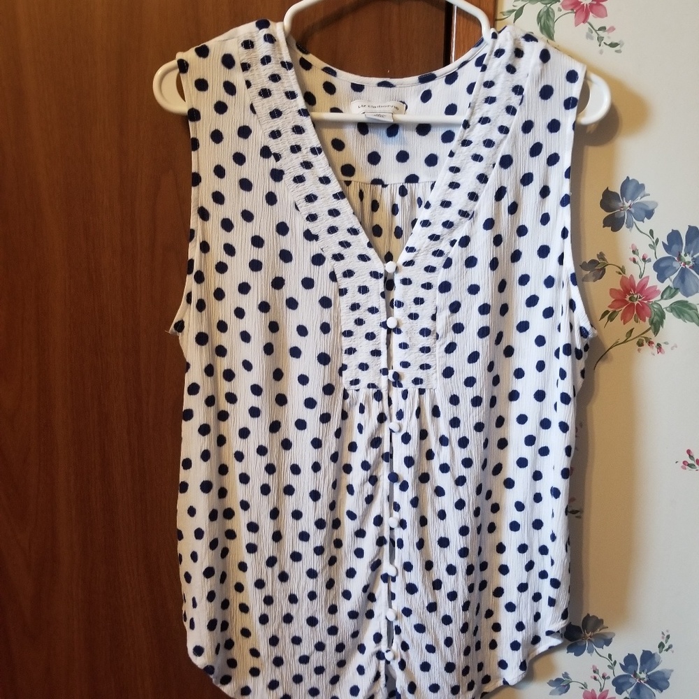 Liz Claiborne sleeveless top